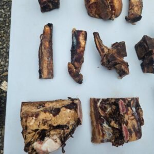 Large Bag 3 lbs assorted hickory smoked bones.